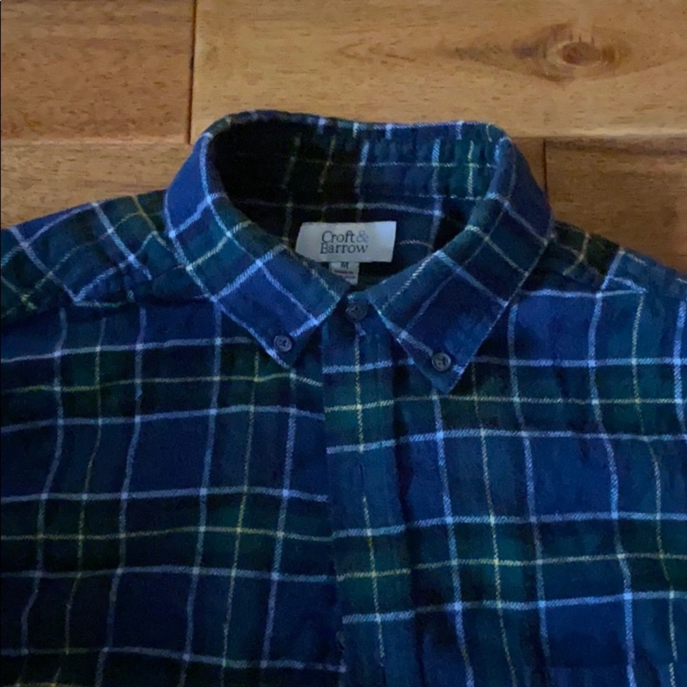 Croft and Barrow Striped Flannel